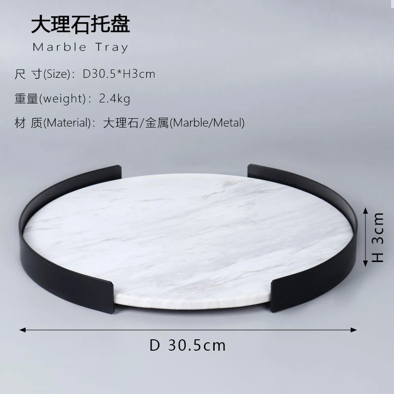 extra large white marble tray (2)
